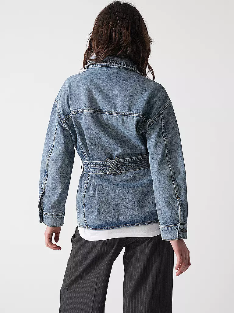 HUGO | Jeansjacke | Blu chiaro