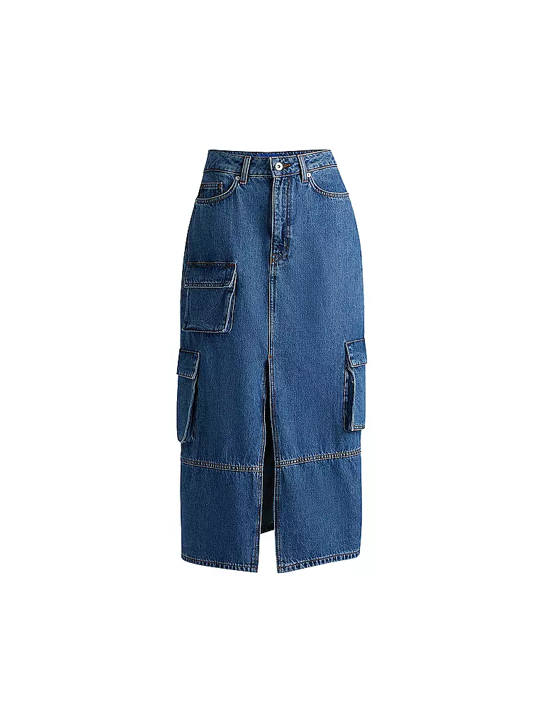 HUGO | Jeansrock GESEA | Blu