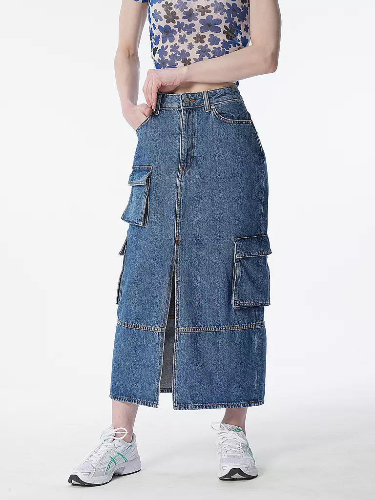 HUGO | Jeansrock GESEA | Blu