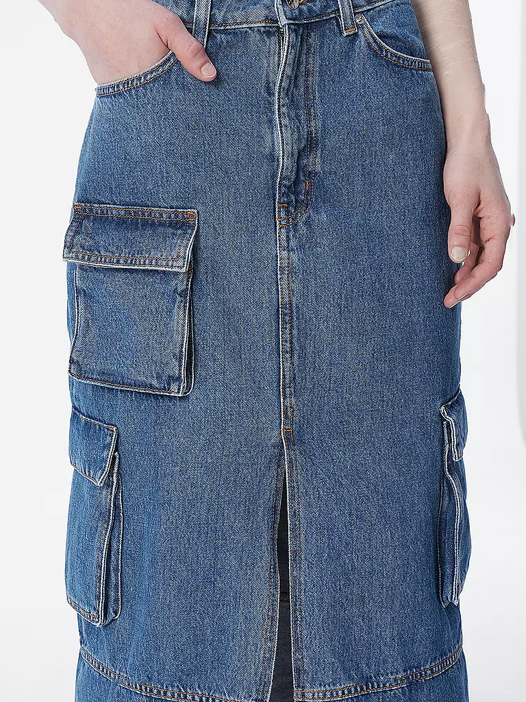 HUGO | Jeansrock GESEA | Blu