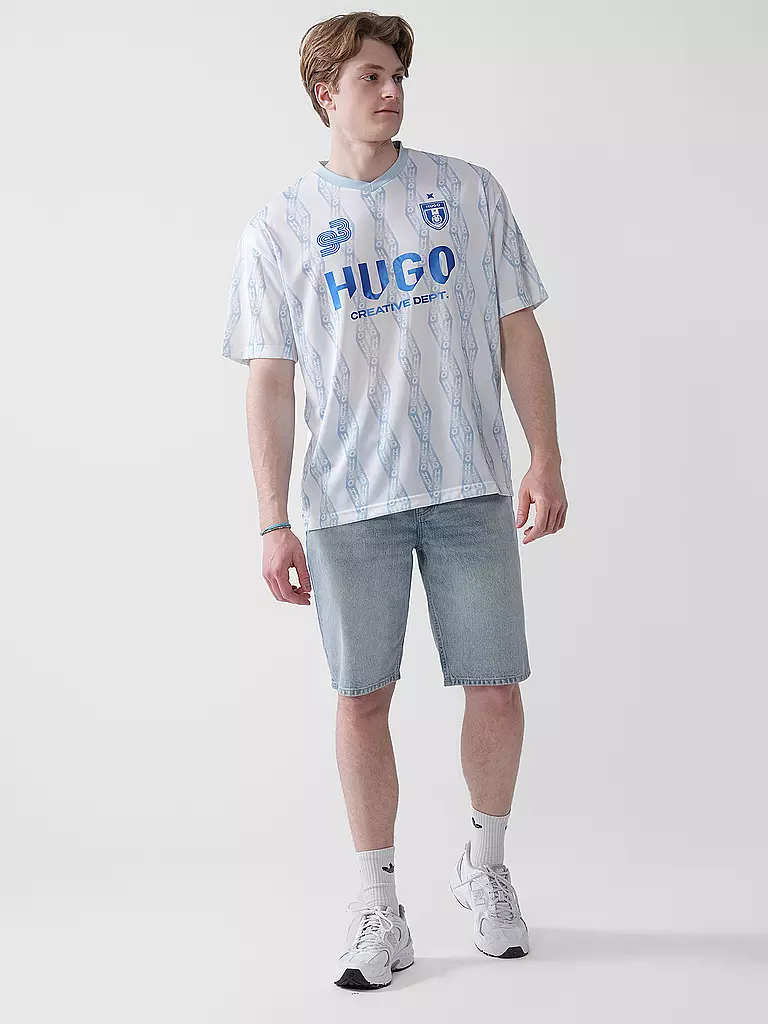 HUGO | Jeansshorts | Blu chiaro