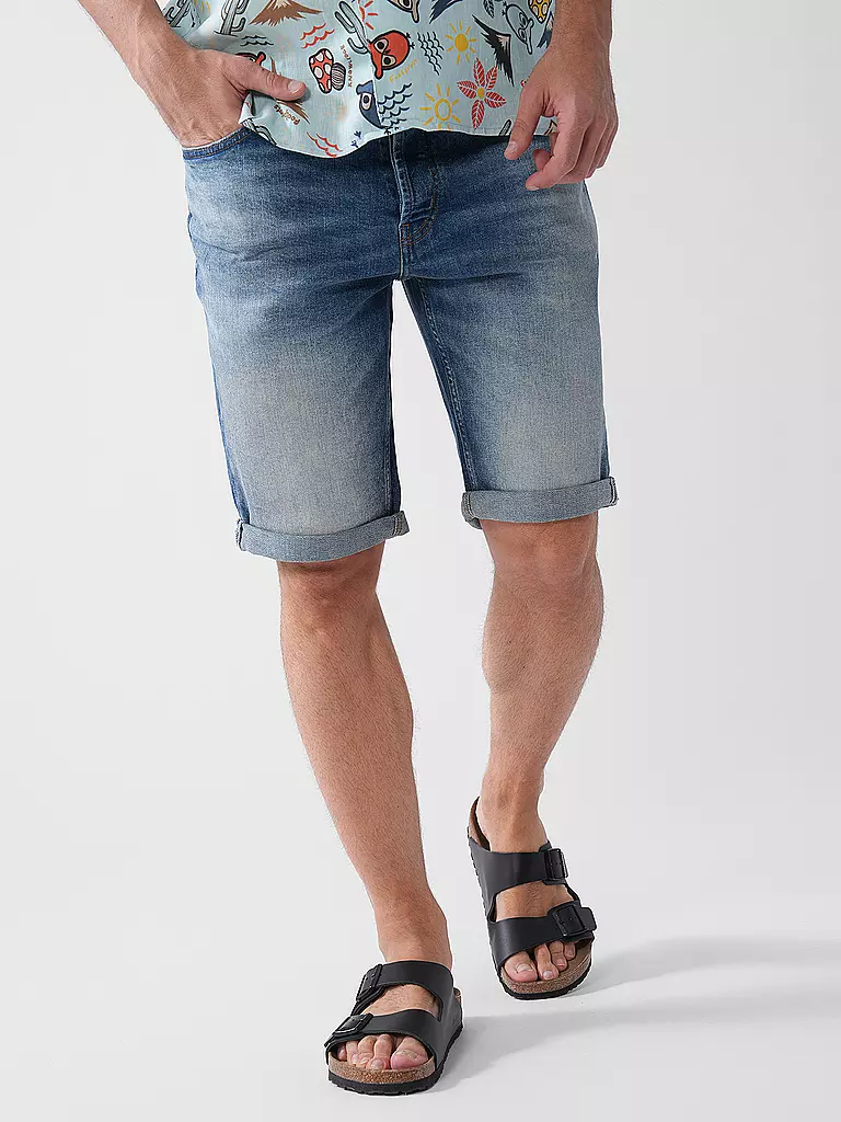 HUGO | Jeansshorts | Blu