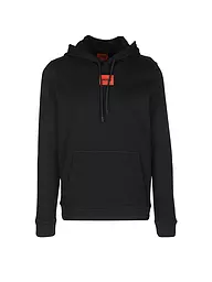HUGO | Kapuzensweater - Felpa con cappuccio Daratschi | Nero