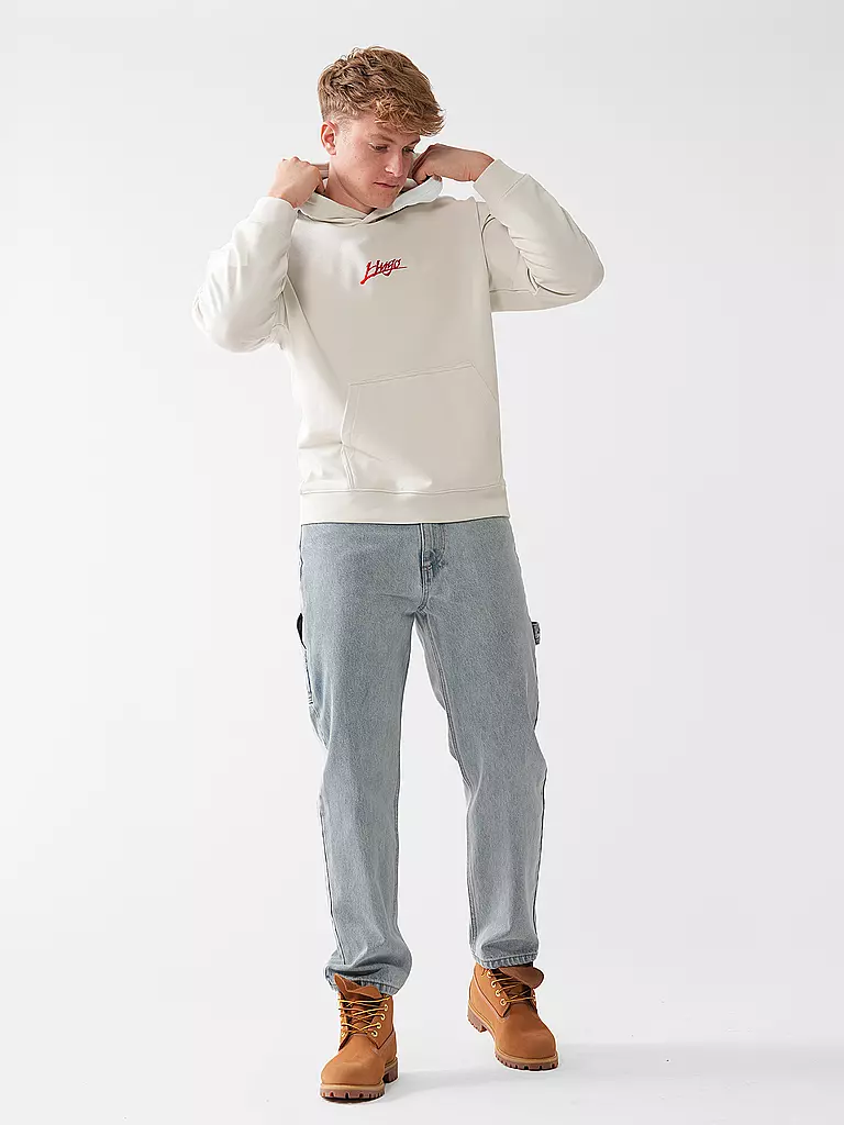 HUGO | Kapuzensweater - Hoodie  | Bianco