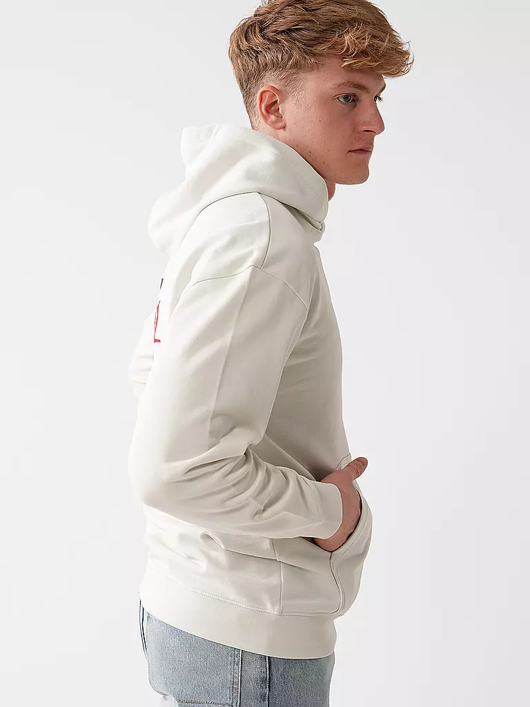 HUGO | Kapuzensweater - Hoodie  | Bianco