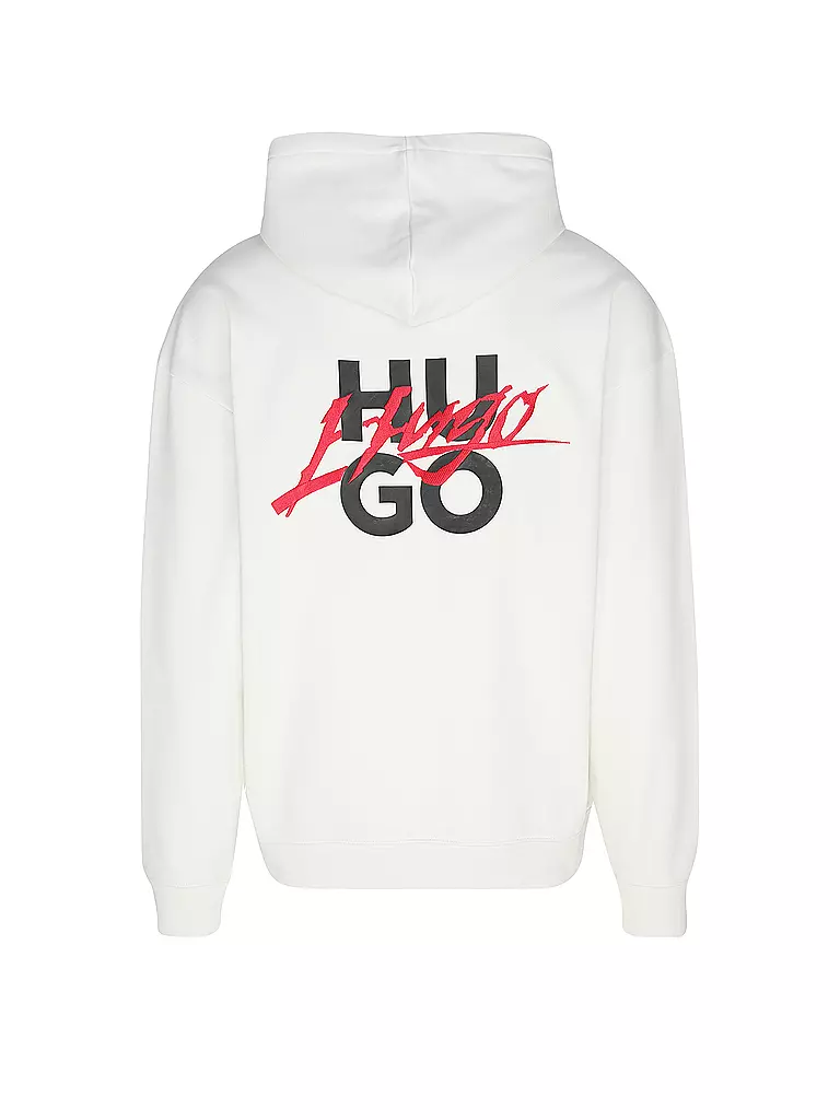 HUGO | Kapuzensweater - Hoodie  | Bianco