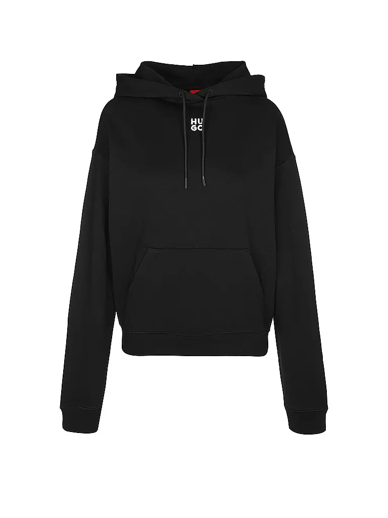 HUGO | Kapuzensweater - Hoodie DELFINIA | Nero