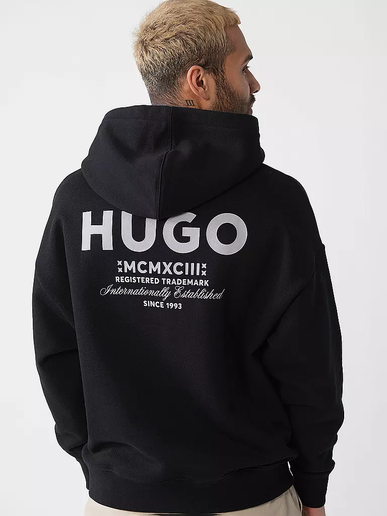 HUGO | Kapuzensweater - Hoodie NAZARDO | Nero