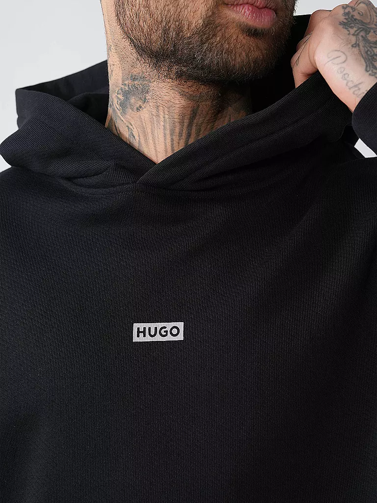 HUGO | Kapuzensweater - Hoodie NAZARDO | Nero