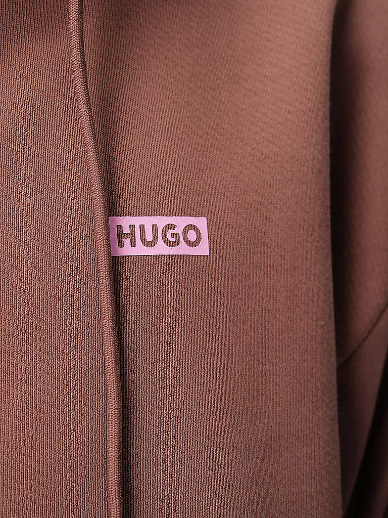 HUGO | Kapuzensweatjacke NARDIMEZ | Marrone