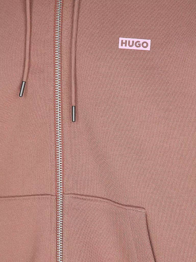HUGO | Kapuzensweatjacke NARDIMEZ | Marrone