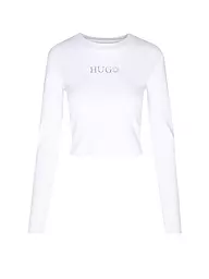 HUGO | Langarmshirt DELLA_B | Bianco