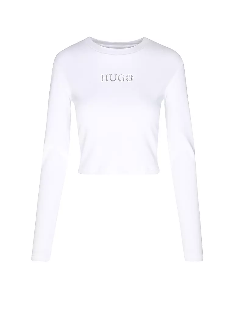 HUGO | Langarmshirt DELLA_B | Bianco