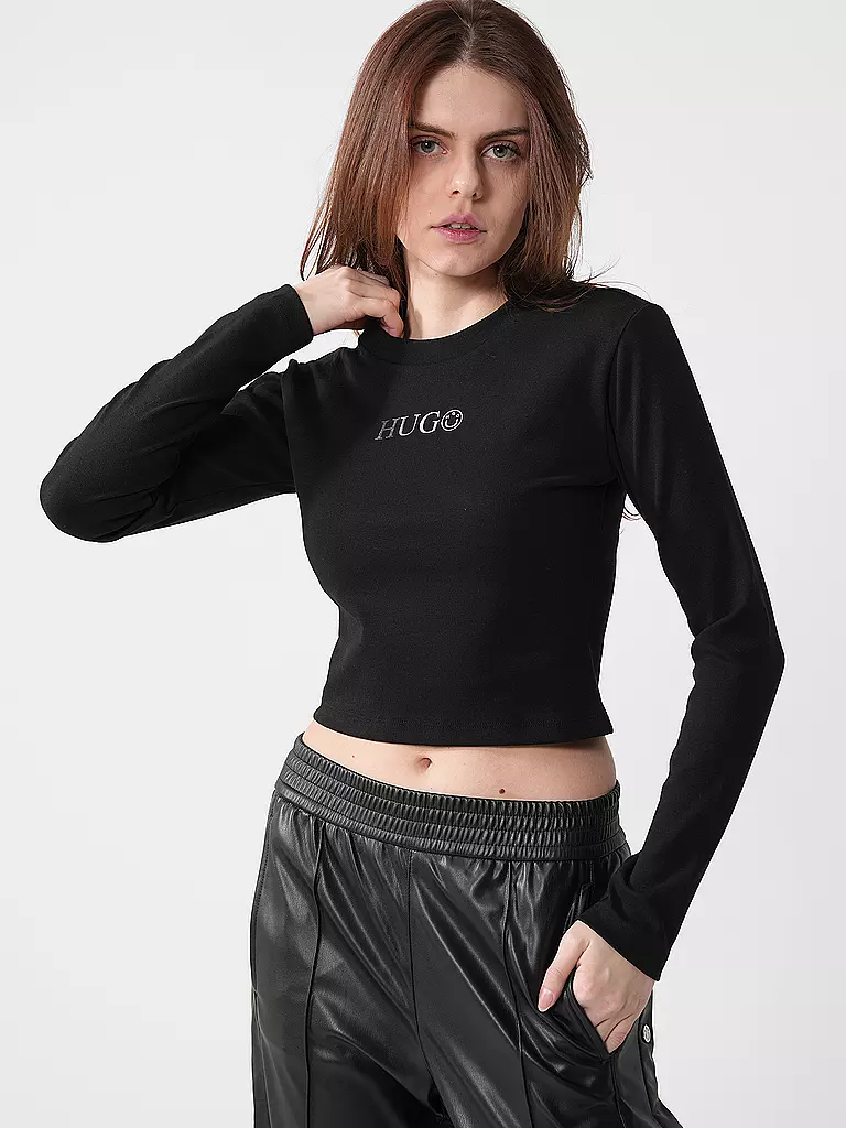 HUGO | Langarmshirt DELLA_B | Nero