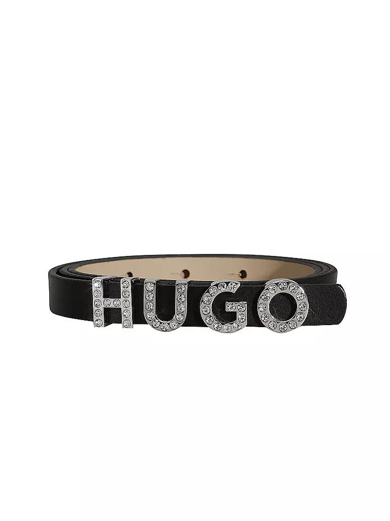HUGO | Ledergürtel ZULA S  | Nero