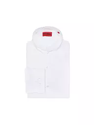 HUGO | Leinenhemd Slim Fit ELVORY  | Bianco