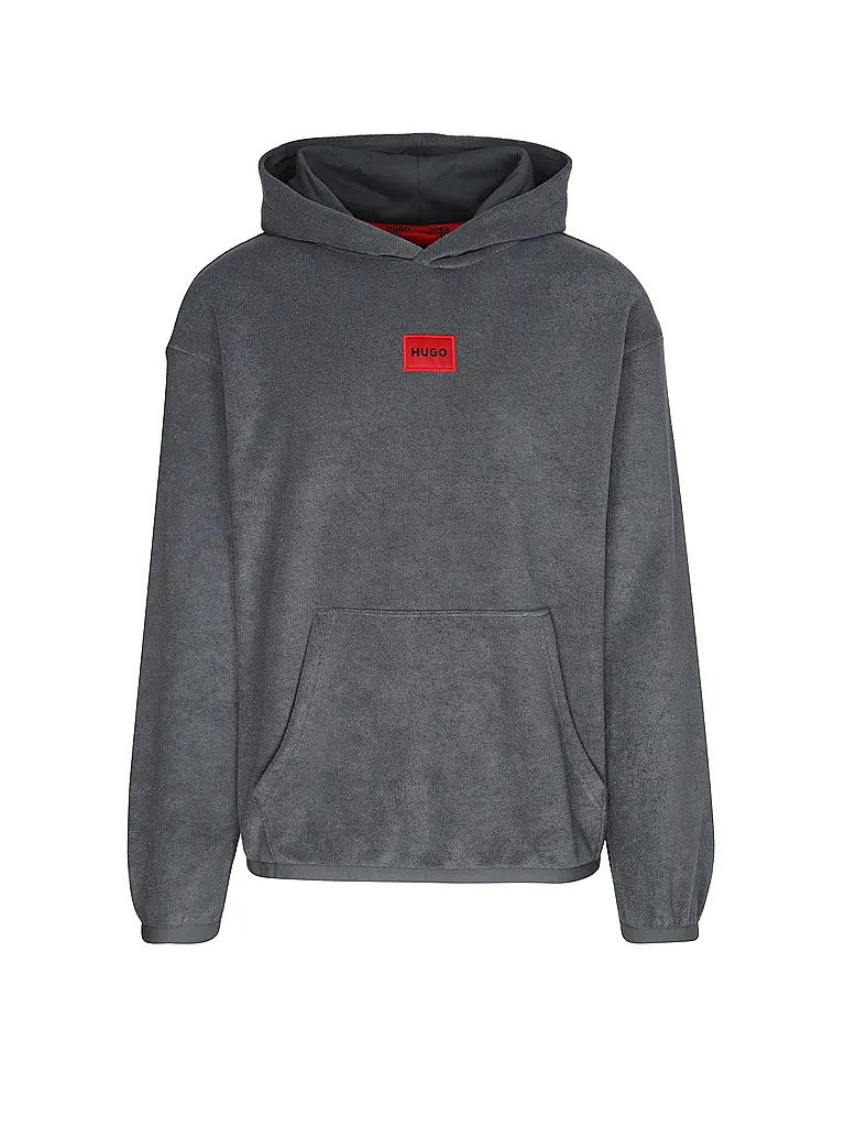HUGO | Loungewear Felpa con cappuccio - Hoodie TERRY | Grigio