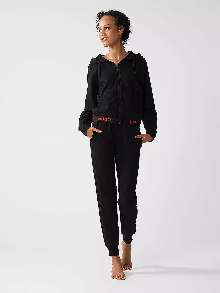 HUGO | Loungewear Hose SPORTY | Nero