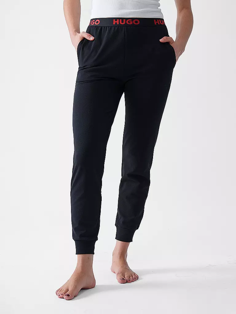 HUGO | Loungewear Hose SPORTY | Nero