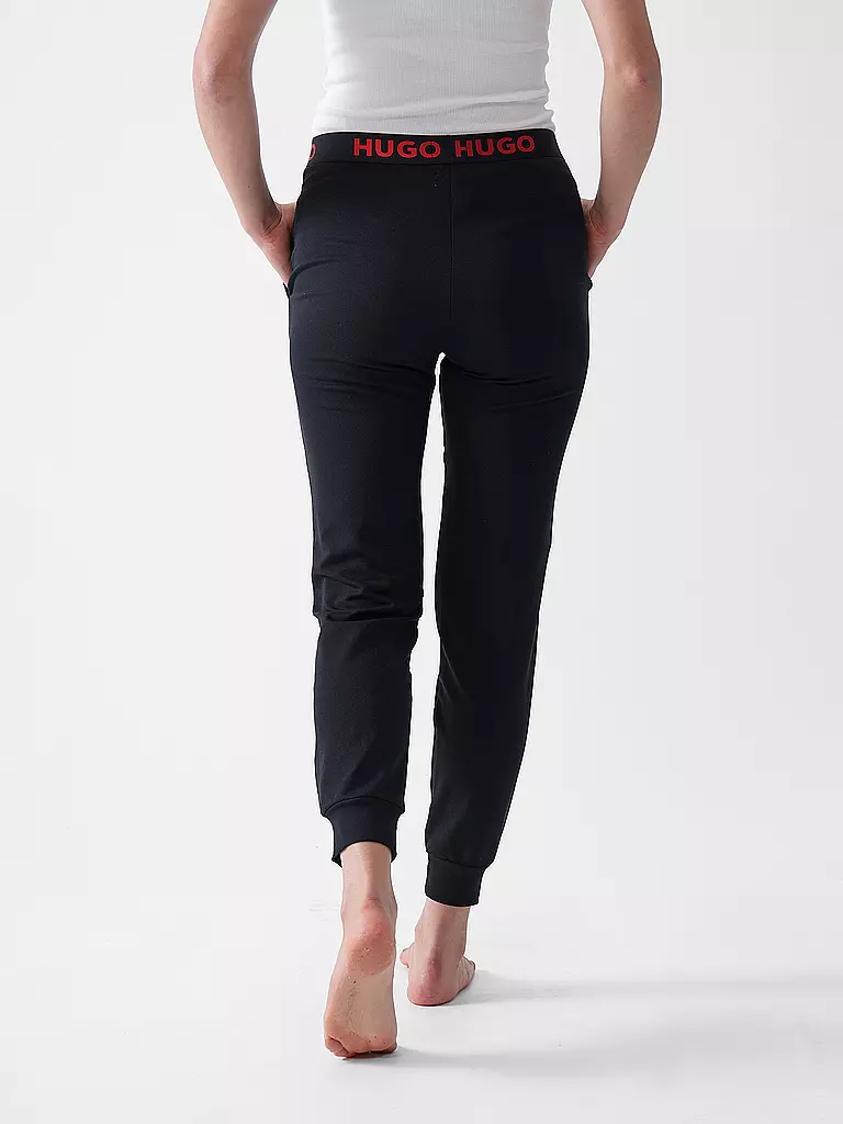 HUGO | Loungewear Hose SPORTY | Nero