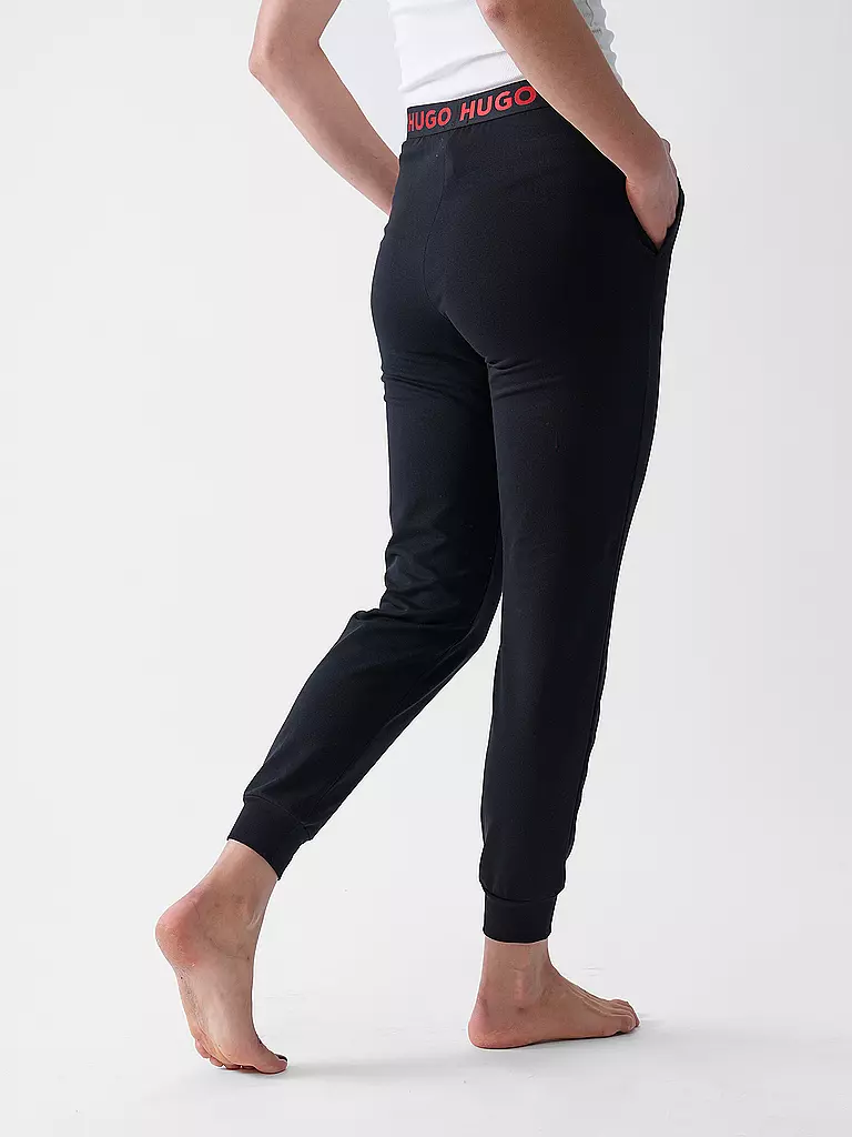 HUGO | Loungewear Hose SPORTY | Nero