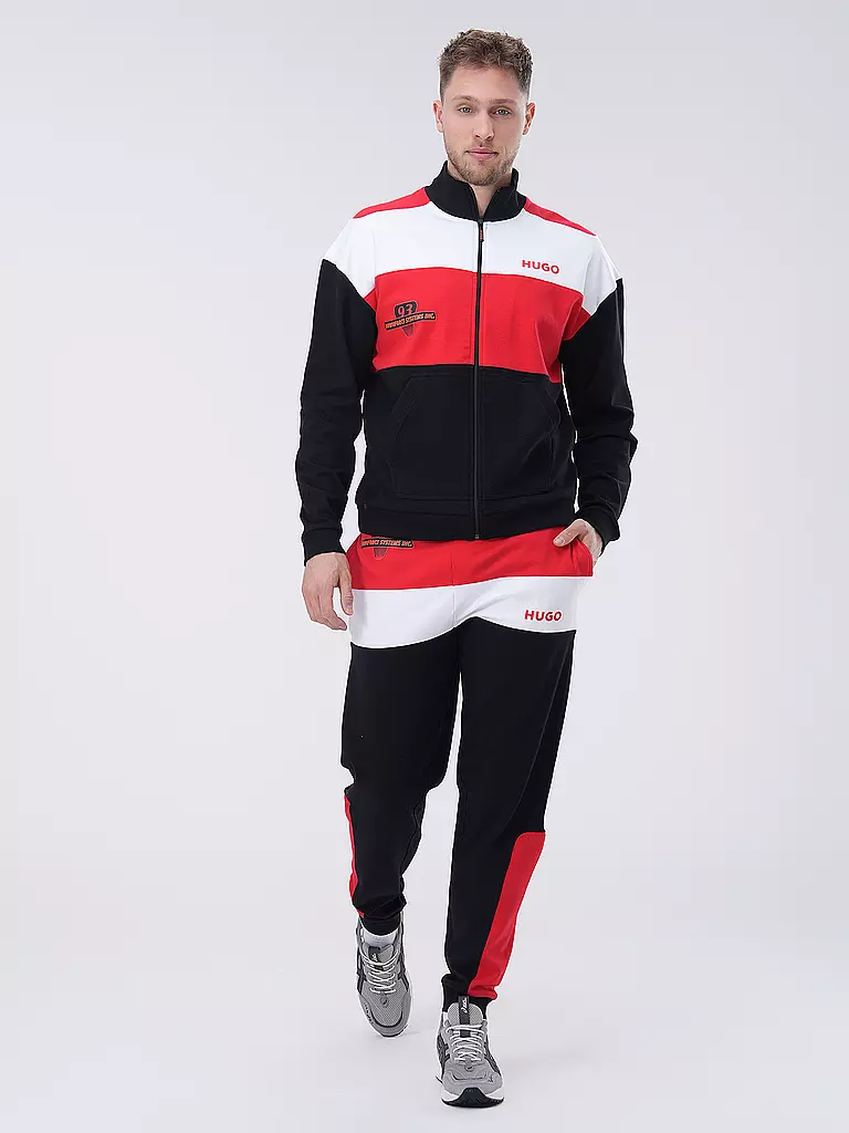 HUGO | Loungewear Jacke  | Nero