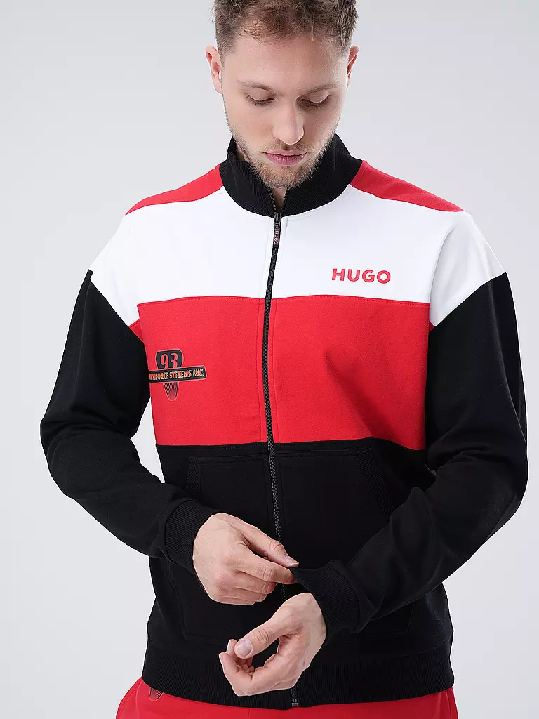 HUGO | Loungewear Jacke  | Nero