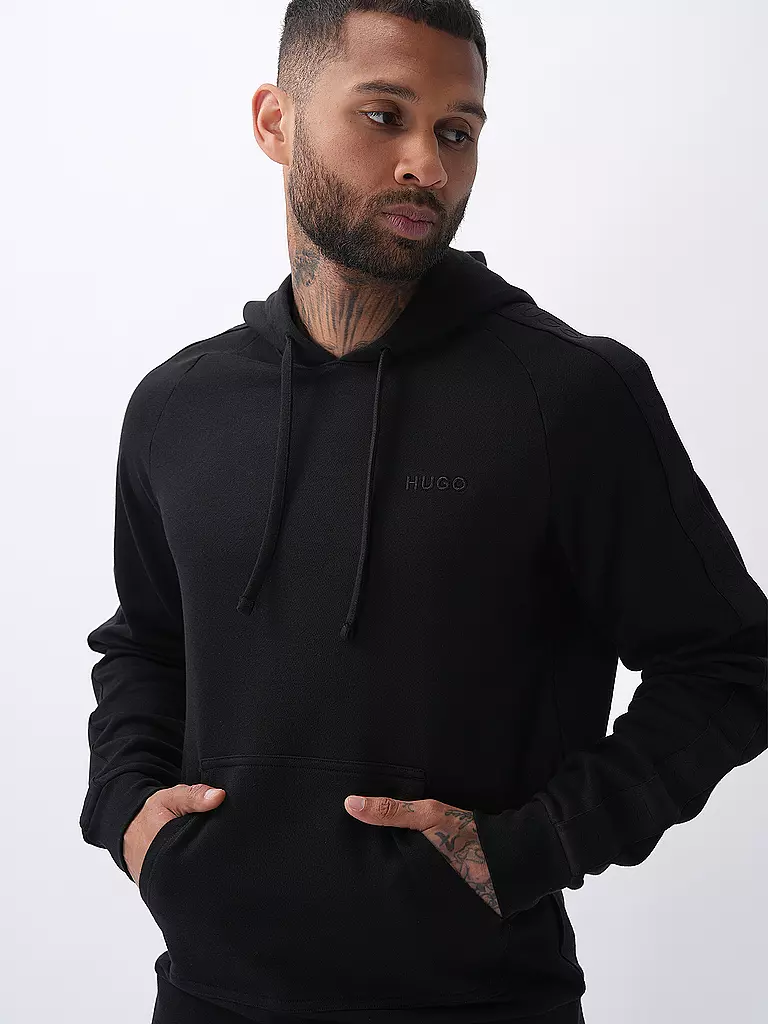 HUGO | Loungewear Kapuzensweater - Hoodie | Nero