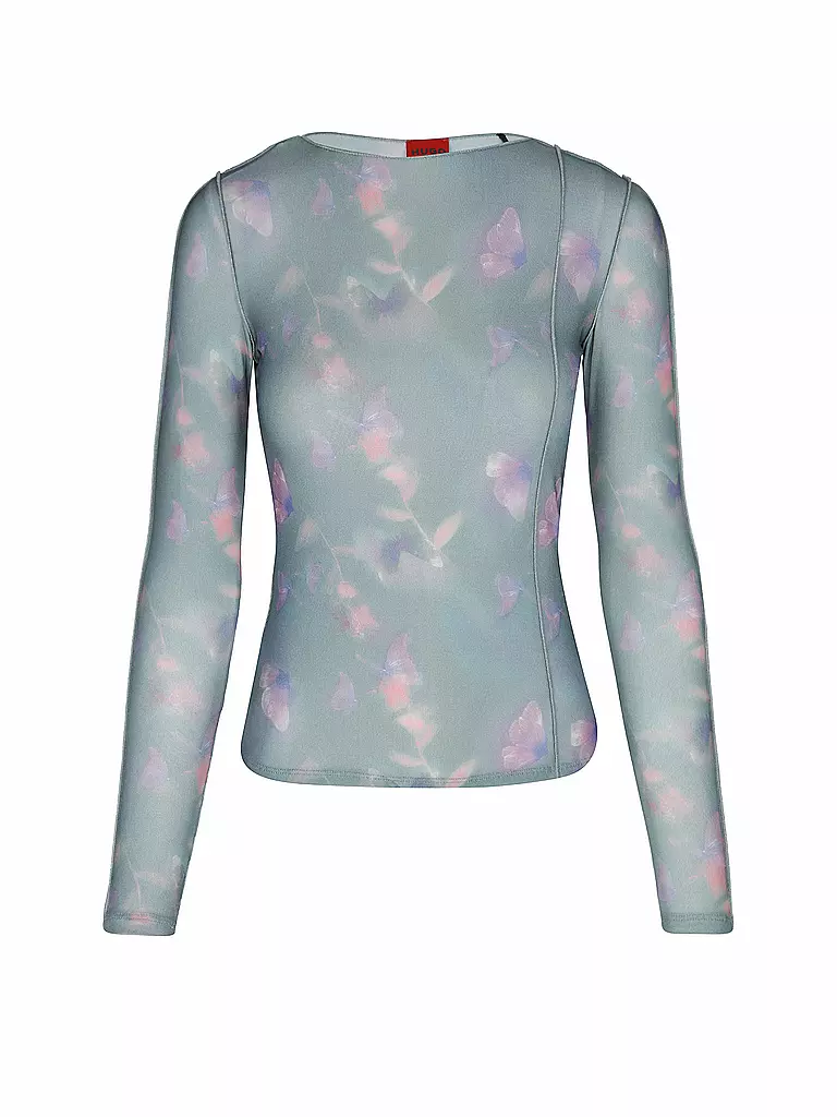 HUGO | Maglia a maniche lunghe DEUPHINE | Verde chiaro
