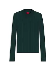 HUGO | Maglia a maniche lunghe SARPHAMMILK | Verde scuro