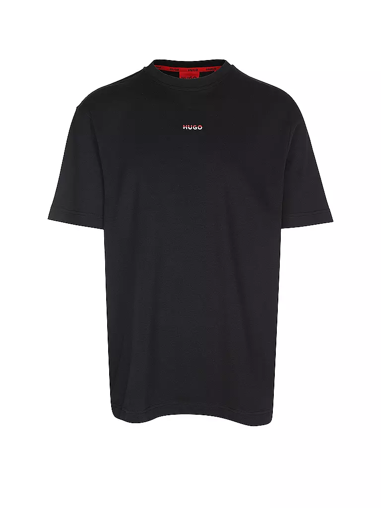 HUGO | Maglietta loungewear SPLIT | Nero