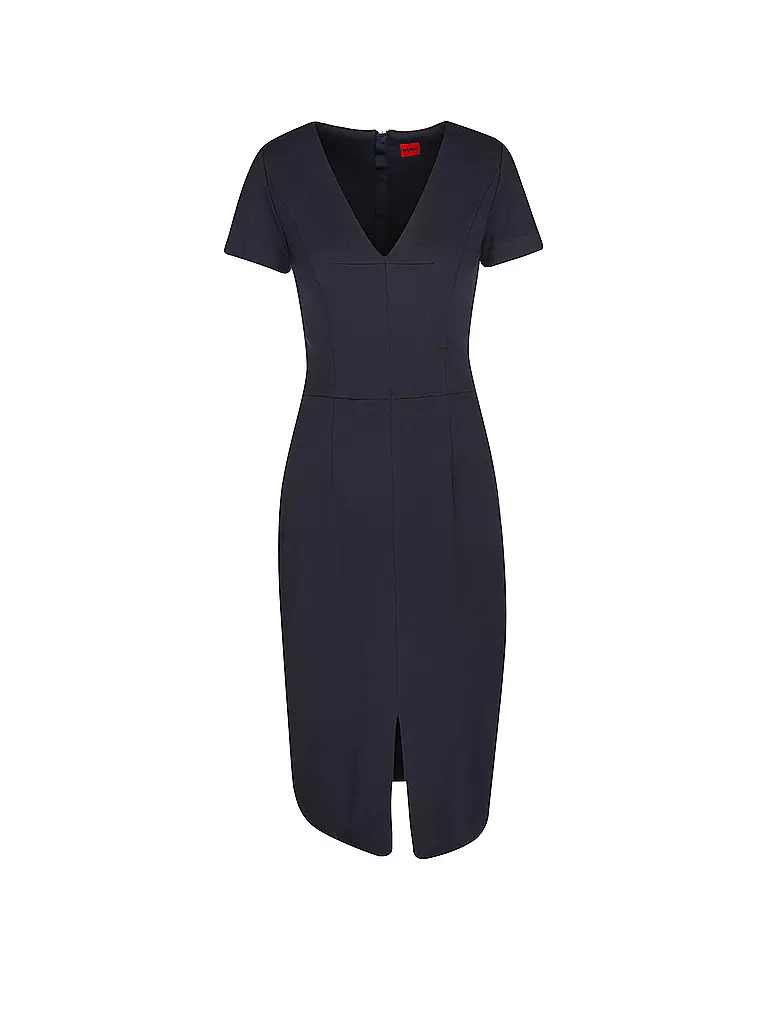 HUGO | Midikleid KALAMARA-1 | Blu scuro