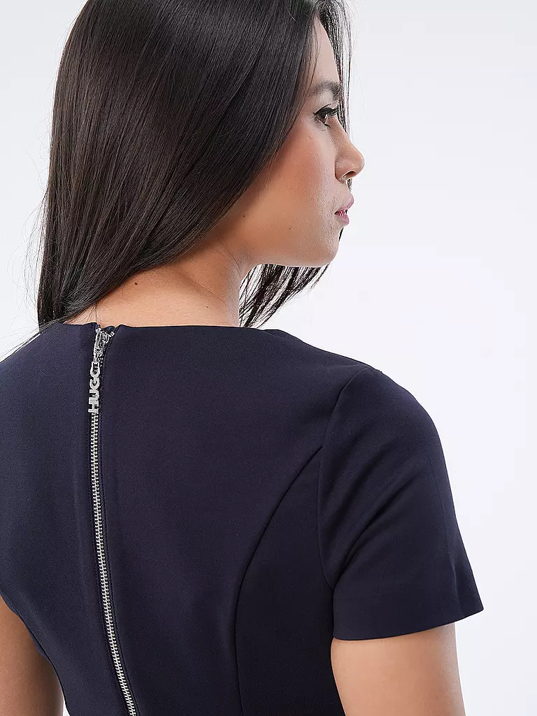 HUGO | Midikleid KALAMARA-1 | Blu scuro
