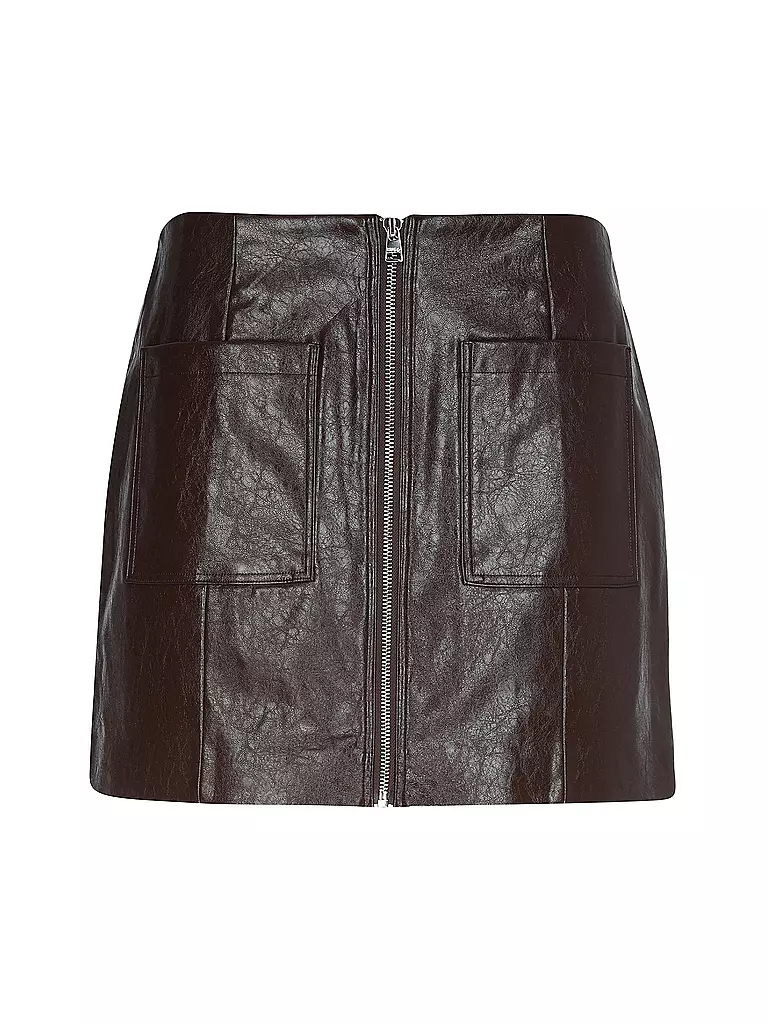 HUGO | Mini gonna in similpelle RALITTE | Marrone