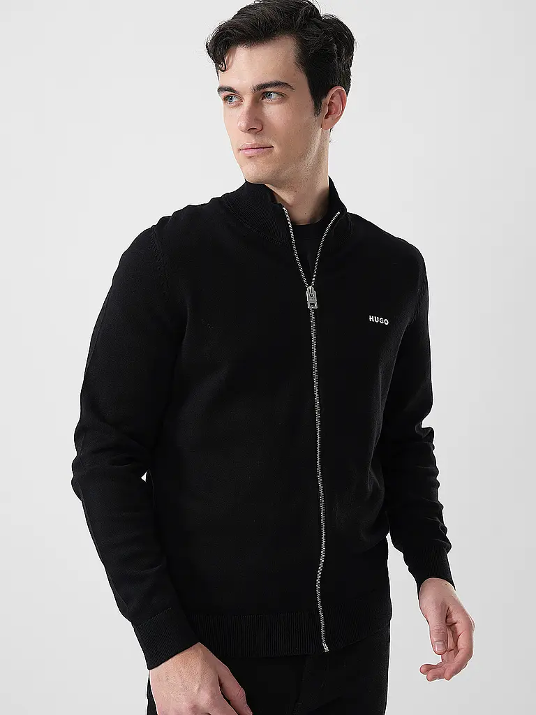 HUGO | Nome prodotto: Cardigan da uomo SAN JACOMO-C | Nero