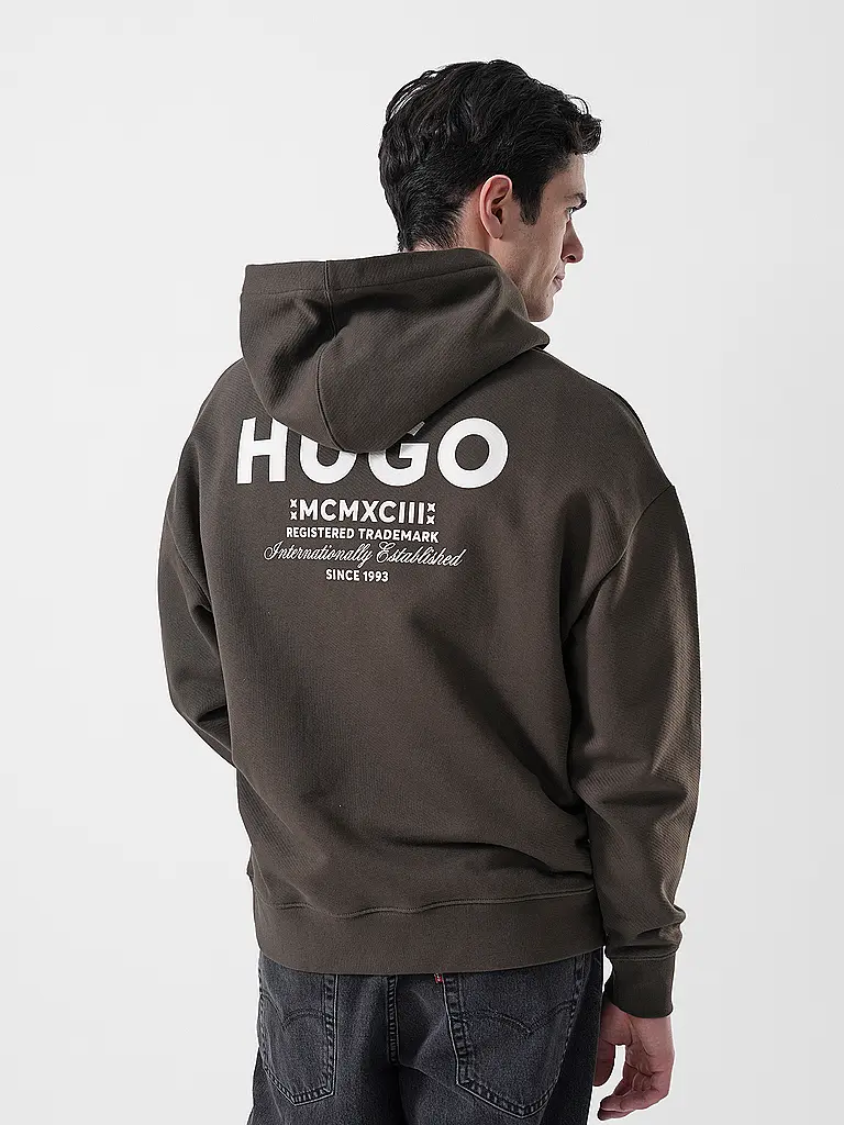 HUGO | Nome prodotto: Felpa con cappuccio - Hoodie NAZARDO | Marrone