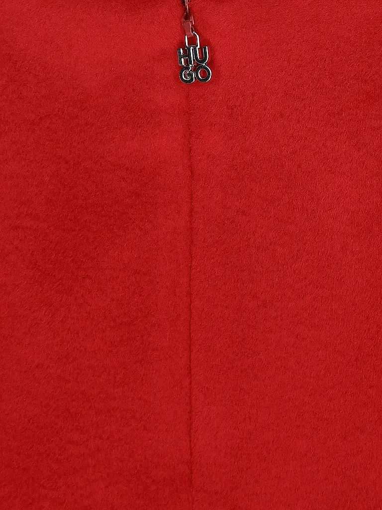HUGO | Nome prodotto: Mini gonna RAMINE
Marca: HUGO
Colore: rosso
Categorie: Moda,Donna

Materiale: Poliacrilico / Acrilico
Motivo: Tinta unita
Stile: Pure,Trend | Rosso