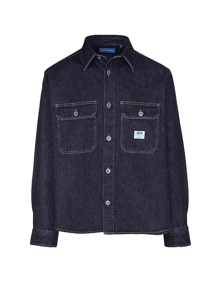 HUGO | Nome prodotto: Overshirt EBOLT | Blu scuro
