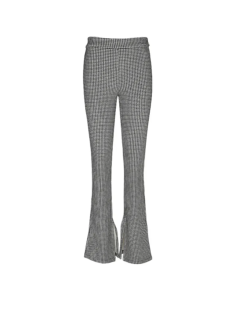 HUGO | Nome prodotto: Pantaloni Flared Fit NAROSETTA
Marca: HUGO
Colore: grigio
Categorie: Moda, Donna

Materiale: Cotone, Stretch
Motivo: Quadri
Lunghezza (Pantaloni/Jeans): Lunghezza normale
Stile: Pure, Trend
Altezza vita: Vita media | Grigio