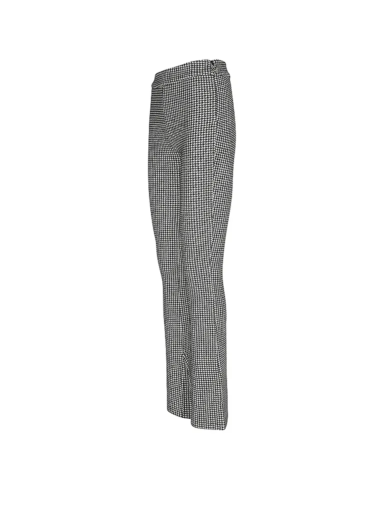 HUGO | Nome prodotto: Pantaloni Flared Fit NAROSETTA
Marca: HUGO
Colore: grigio
Categorie: Moda, Donna

Materiale: Cotone, Stretch
Motivo: Quadri
Lunghezza (Pantaloni/Jeans): Lunghezza normale
Stile: Pure, Trend
Altezza vita: Vita media | 