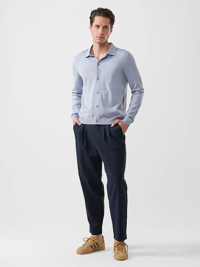 HUGO | Nome prodotto: Strickjacke SAN JORDAN-CV | Blu chiaro