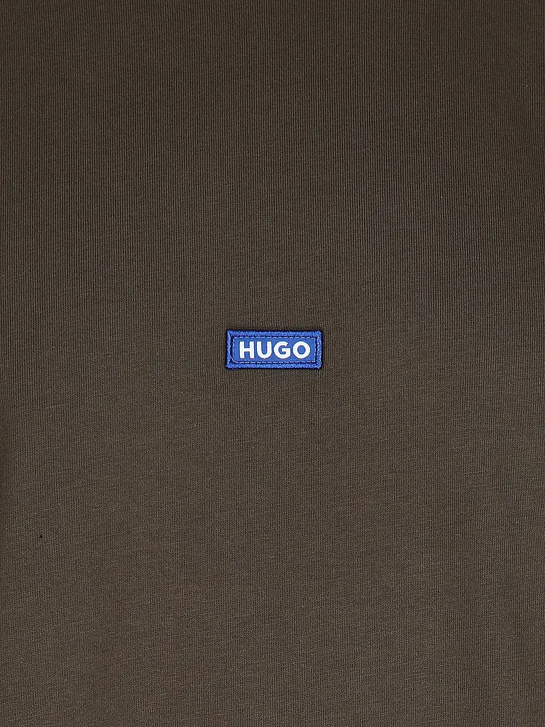 HUGO | Nome prodotto: T-Shirt NIEROS
Marca: HUGO
Colore: marrone
Categorie: Moda, Uomo

Lunghezza manica: Manica corta
Scollo: Girocollo
Materiale: Jersey, Cotone
Motivo: Tinta unita
Vestibilità (capispalla): Regular
Dettagli: Logo | Marrone