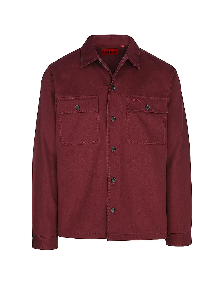 HUGO | Overshirt EPOLDO | Rosso scuro