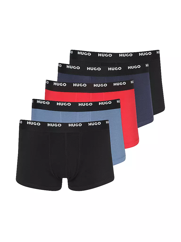 HUGO | Pantaloni, confezione da 5, open miscellaneous | Nero