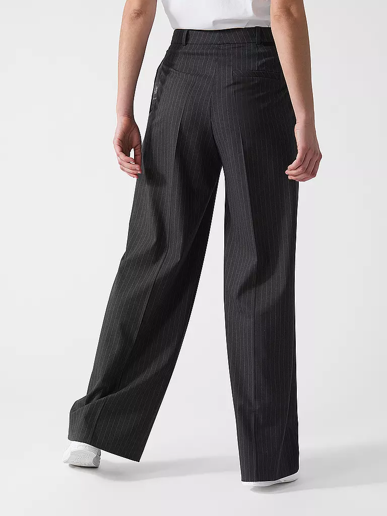 HUGO | Pantaloni business HENESA | Grigio
