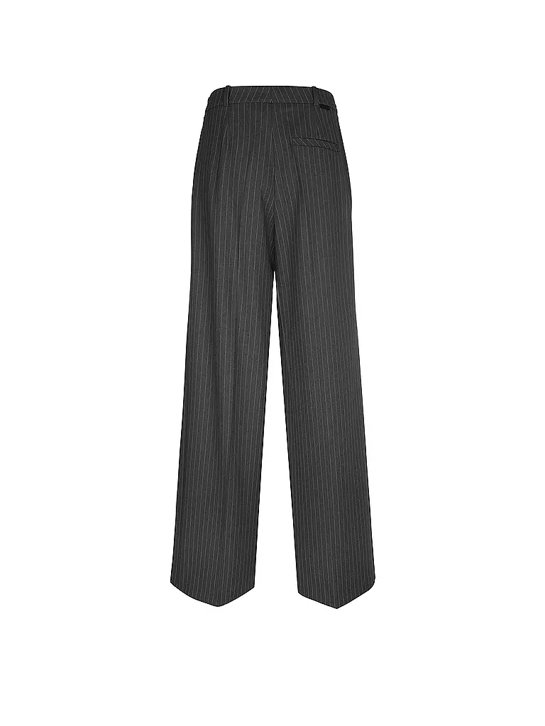 HUGO | Pantaloni business HENESA | Grigio