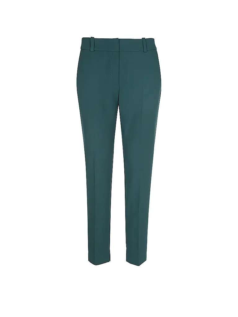 HUGO | Pantaloni business HETANA | Verde scuro