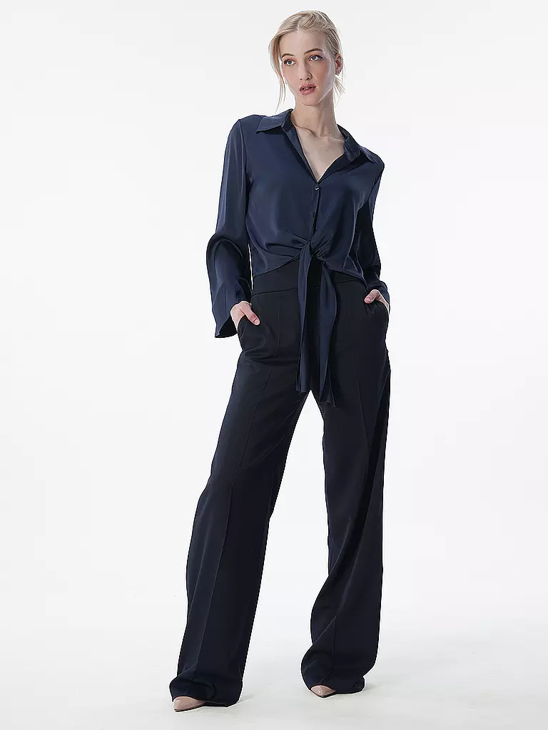 HUGO | Pantaloni business regular fit HIMIA | Blu scuro