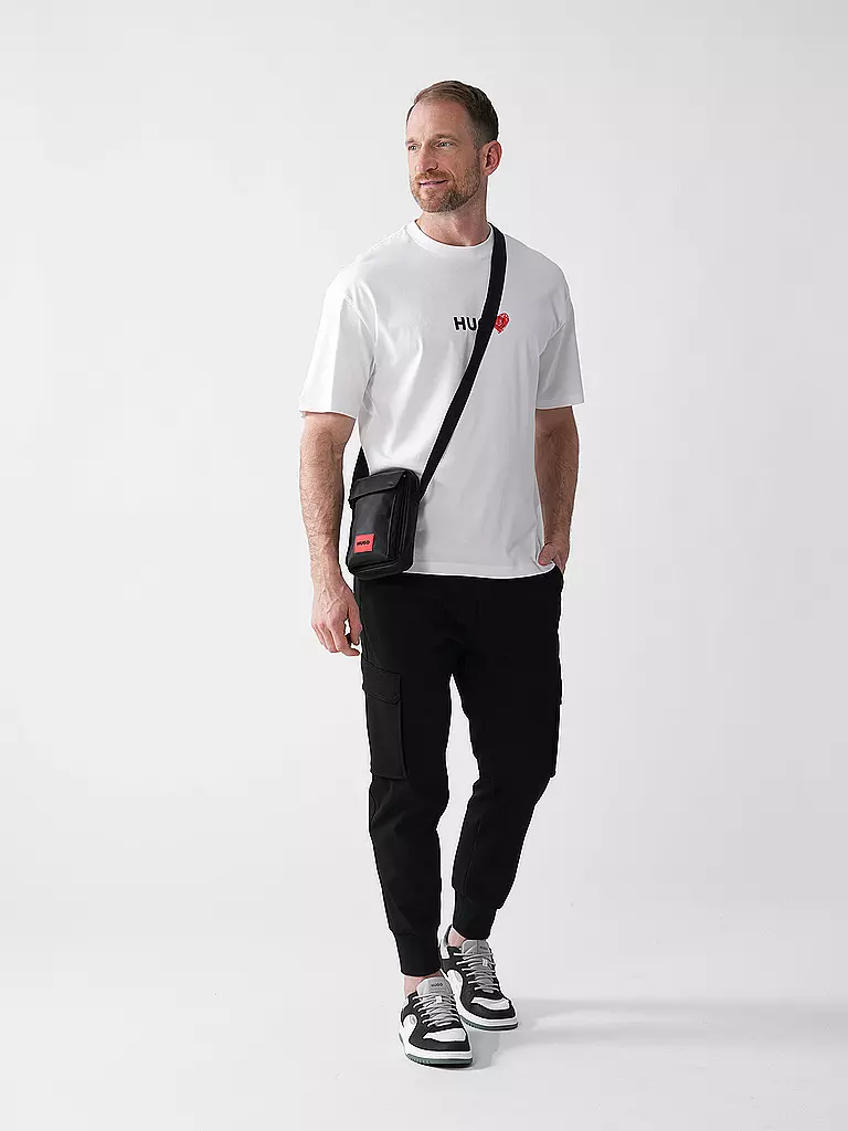 HUGO | Pantaloni cargo slim fit GLAVIN241 | Nero