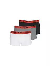 HUGO | Pantaloni confezione da 3 nero grigio bianco | Bianco